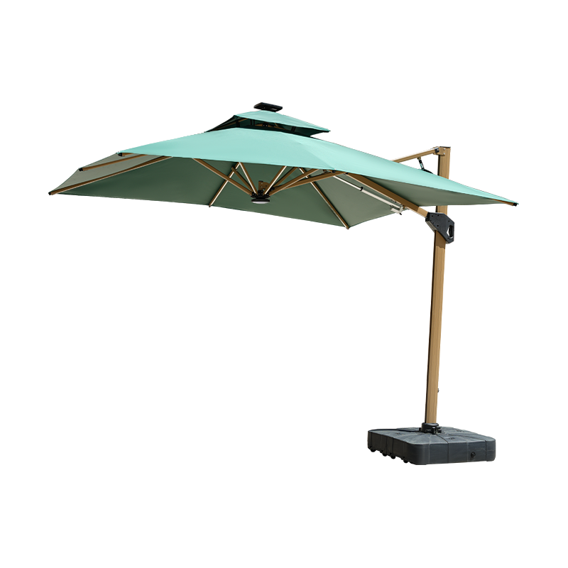 Hydraulic Roman umbrella LED Outdoor Parasol Electric Hydraulic Umbrella