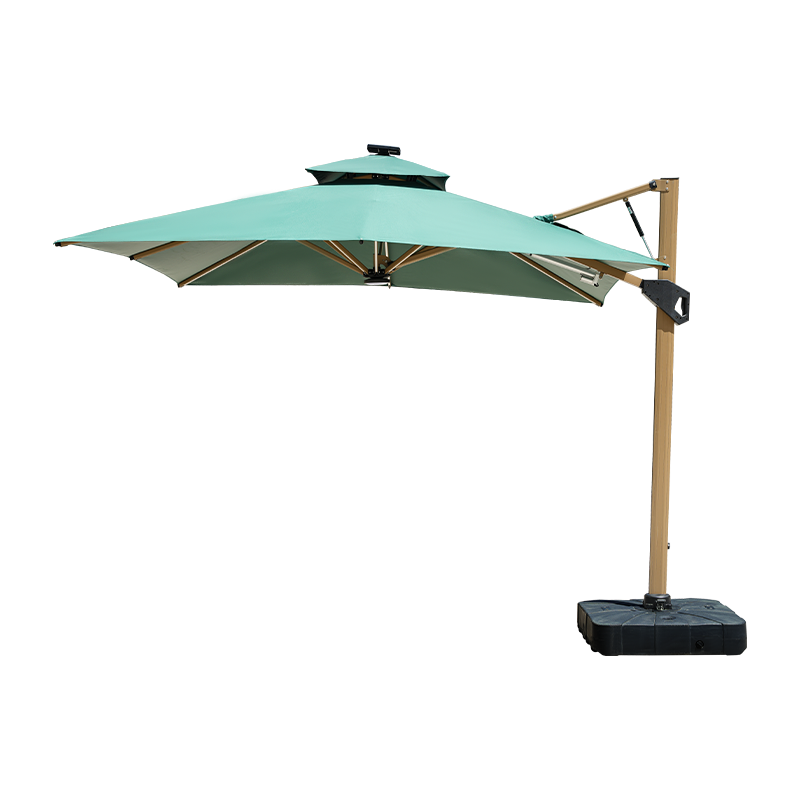 Hydraulic Roman umbrella LED Outdoor Parasol Electric Hydraulic Umbrella