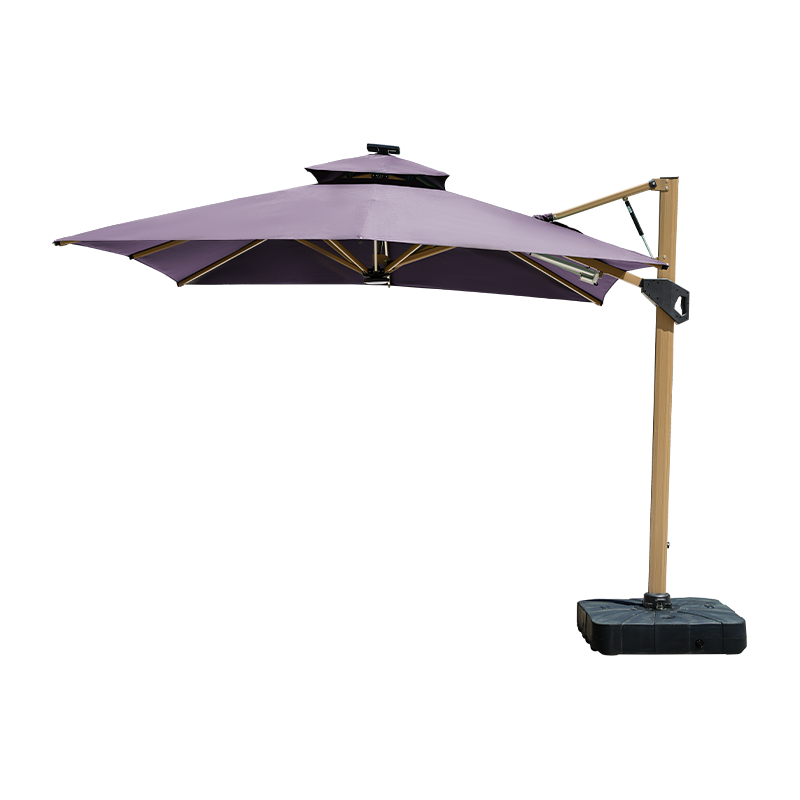 Hydraulic Roman umbrella LED Outdoor Parasol Electric Hydraulic Umbrella