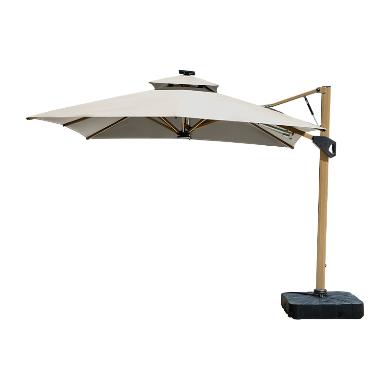 Hydraulic Roman umbrella LED Outdoor Parasol Electric Hydraulic Umbrella